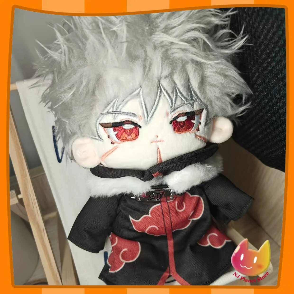 Anime Attribute Tobirama 20 Cm Plush Doll Body Dress Up Cotton Doll Handsome Boy Stuffed Plushie Toys Figures Cosplay Xmas Gift