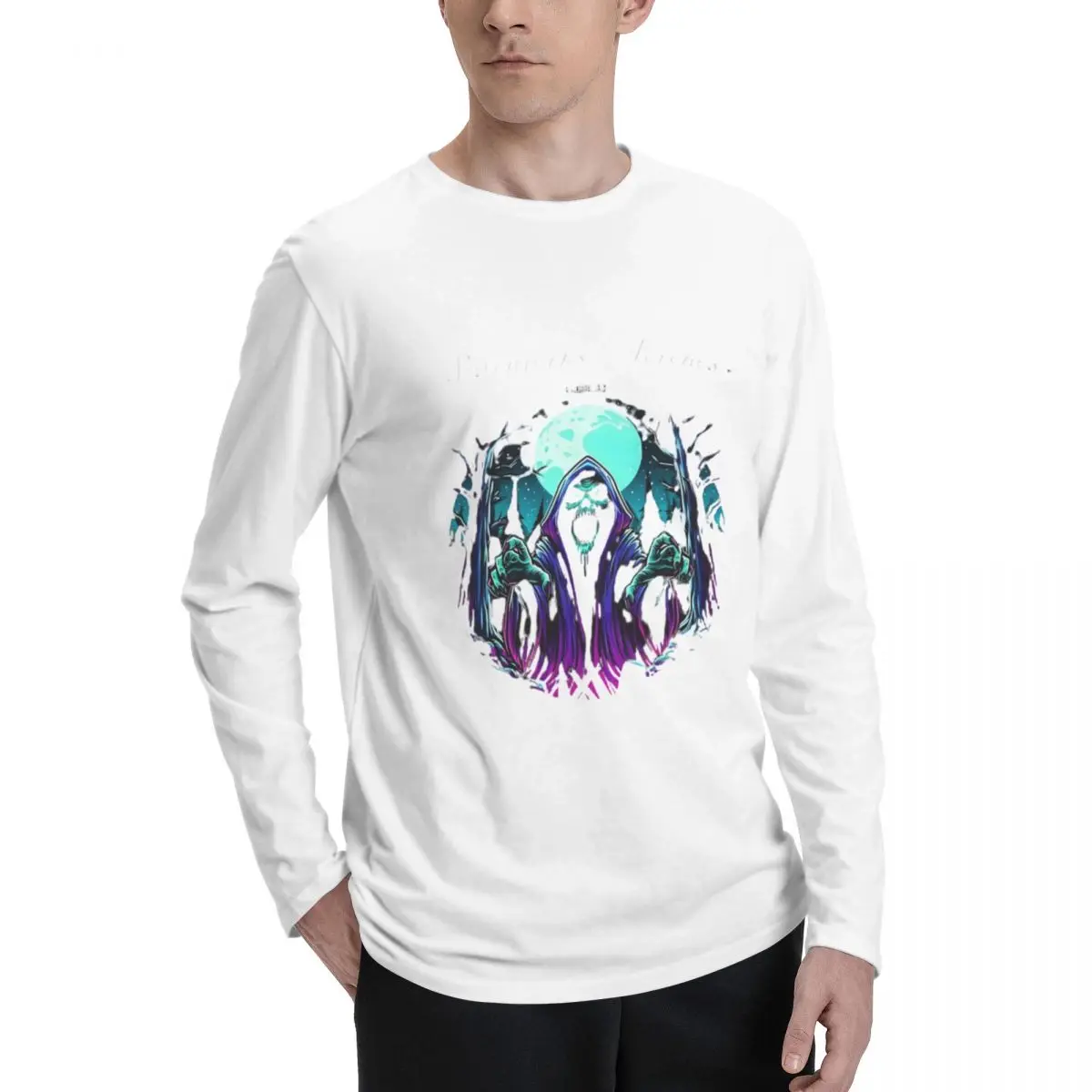 Pitchforks___Torches Stylish and Comfortable Men's Long Sleeve T-Shirt - Ideal for Every Season and Daily Wear