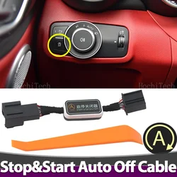 Automatic Stop Start Engine System Device Button Control Sensor Plug Stop Cancel Memory Mode Cable For Alfa Romeo Giulia 2017-24