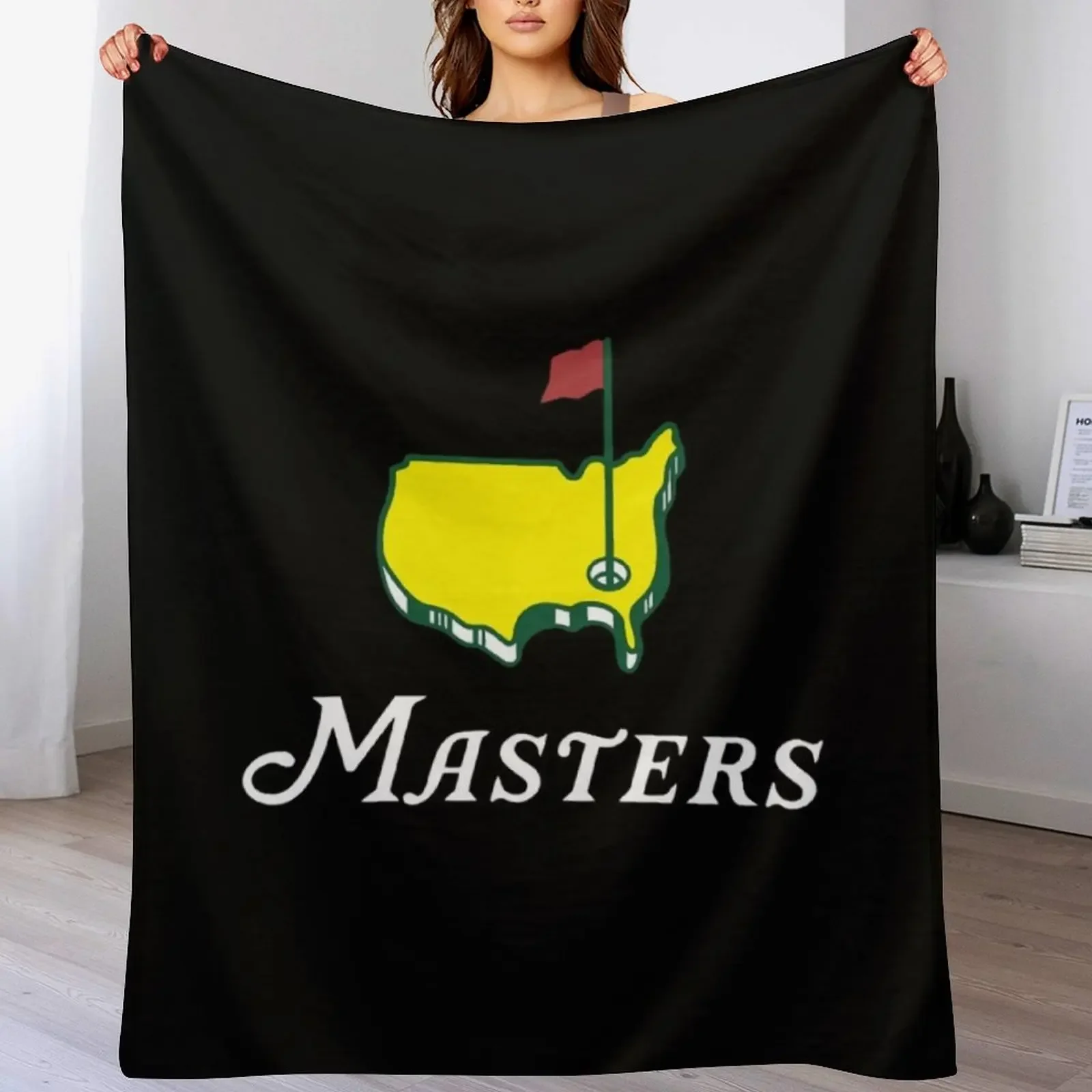 Masters 2022 Throw Blanket Wrinkle Resistant Lightweight Blanket