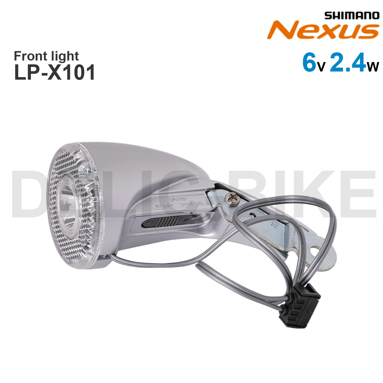 SHIMANO NEXUS - Hub Dynamo 6V 0.9W DH-C2100-N 36H Front Light LP