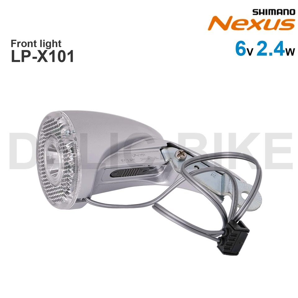 SHIMANO NEXUS - Hub Dynamo 6V 0.9W DH-C2100-N 36H Front Light LP