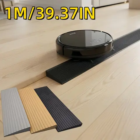 1pc 5cmX1m Multi Purpose Ramp Mat Door Threshold Ramp Self Adhesive Durable Non Slip Suitable for Robotic Vacuums Home