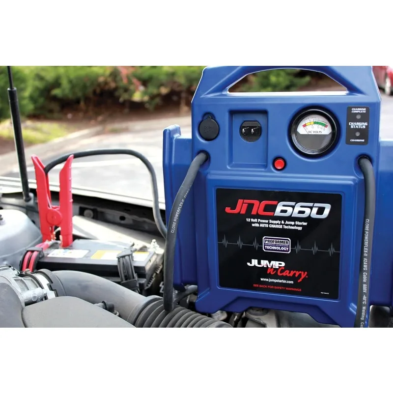 Jump-N-Carry JNC660 1700 Peak Amp 12 Volt Jump Starter , Blue