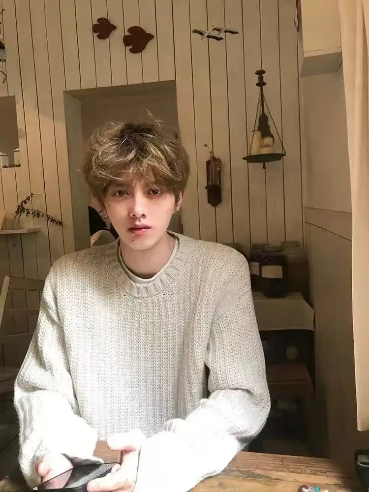 

Мужской свитшот Cleanfit с круглым вырезом, вязаный, с длинными рукавами, повседневный, для ношения под одеждой, комфортный, свободного кроя, из полиэфирного волокна, теплый.