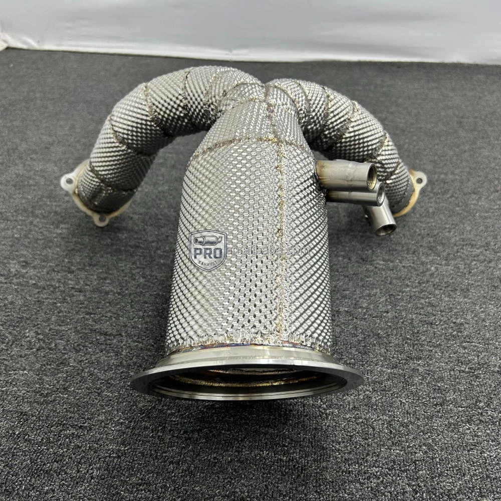 

Sport Grade 304 Stainless Steel High Flow Exhaust Downpipe for Audi Q7 Q8 3.0T Euro 6 Sport Edition Tuning