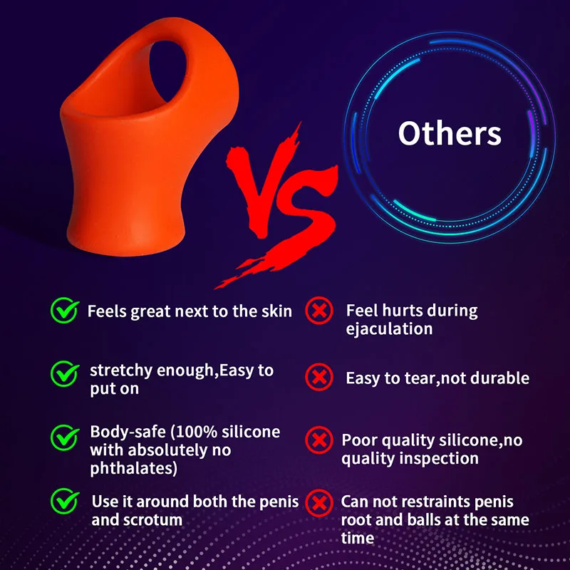 القضيب خاتم الديك كرة سيليكون نقالة ، كوكرينج Penisring ، كيس الصفن CBT Tug الجنس تأخير القذف اللعب ، BDSM عبودية ، انتصاب الرجال