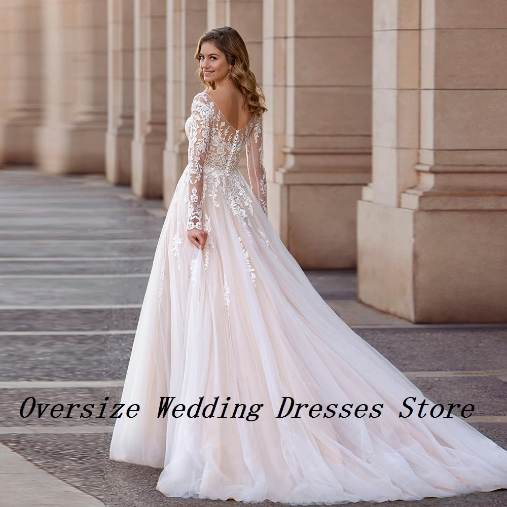 Elegant Strapless Wedding Dresses with Lace 2024 Full Sleeve Bridal Gowns for Women 2025 Full Sleeve Vestidos De Novia Summer