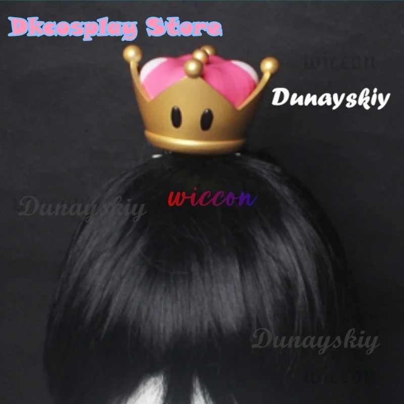 New 3D Bowsette Kuppa Koopa Hime Princess Cosplay Womanize Crown Hairpiece Headwear Halloween Costume Props Handwork