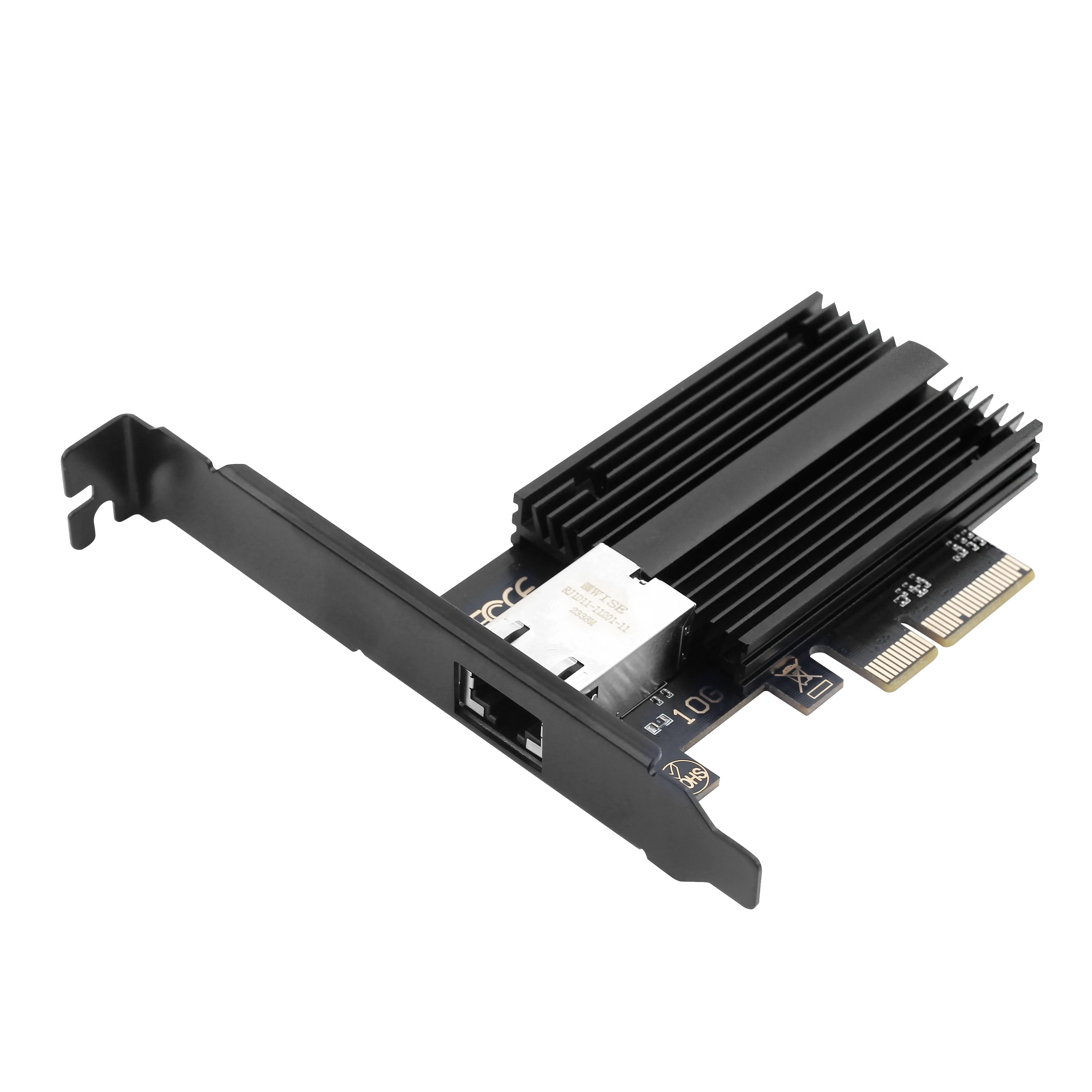 Marvell AQC113 Gigabit Ethernet PCI Express LAN Adapter 10Gbps PCIE To RJ45 Network Card 10000Mbps For PC Desktop Win10/11
