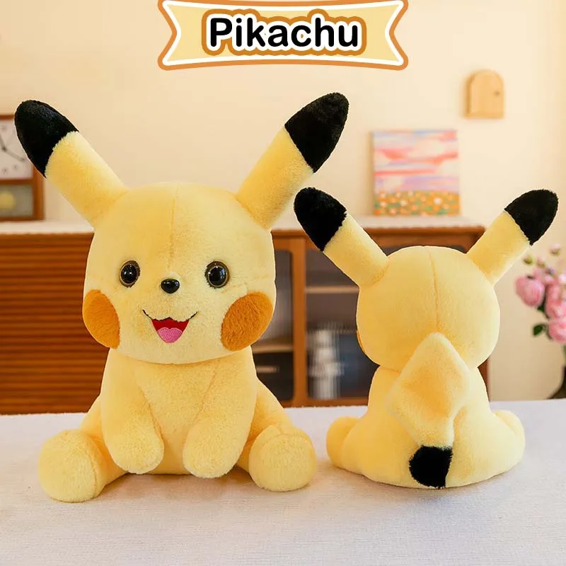 Pokemon pikachu brinquedos de pelúcia pokémon anime plushie boneca 30-85cm kawaii travesseiro coelho pikachu presentes de natal de pelúcia para crianças