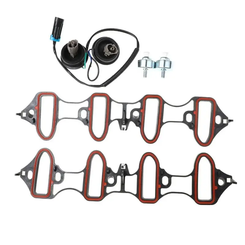 Knock Sensor Wire Harness Kit With Intake Manifold Gasket Kit For Silverado Sierra Parts 12601822 213-3521 89060413 12589867-X67
