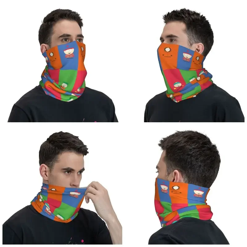 Southpark Bandana Nek Gaiter Print Anime Bivakmutsen Masker Sjaal Multi-Use Hoofddeksels Rijden Unisex Volwassen Hele Seizoen