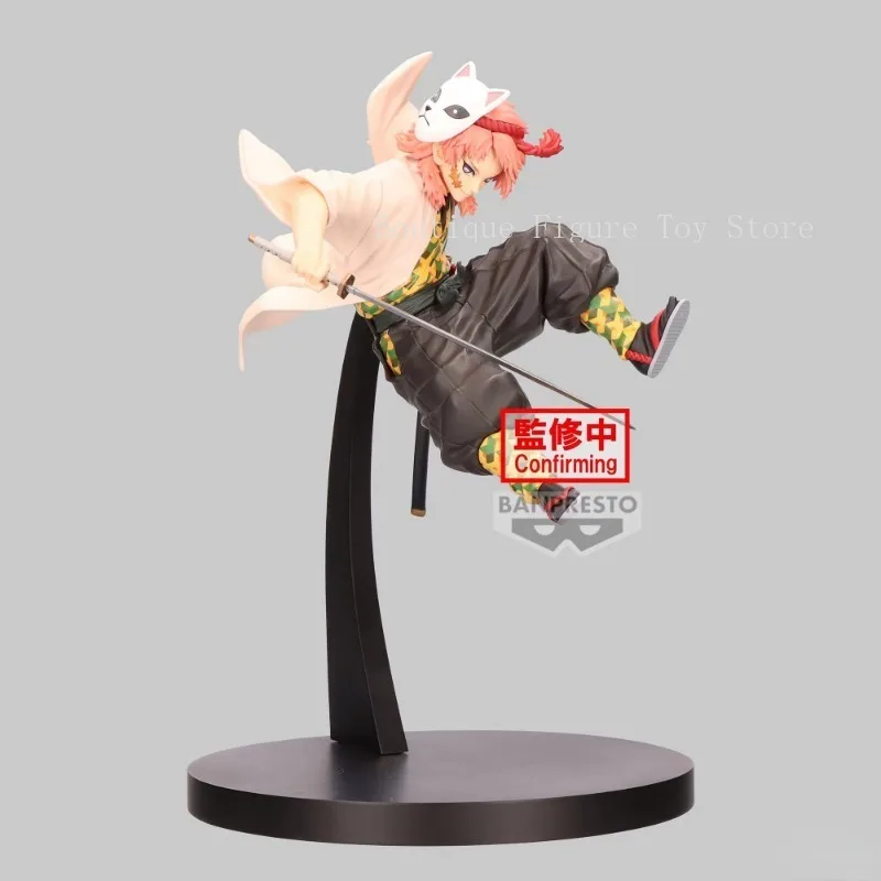 In Stock BANDAI Original Demon Slayer  BANPRESTO VIBRATION STARS Sabito  Anime Model Gift Collect Figure