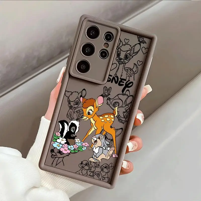 Disney Bambi Deer Phone Case for Samsung Galaxy S21 Note 20 Ultra S22 Plus S24 Ultra S23 FE S20 FE S23 Ultra Cover