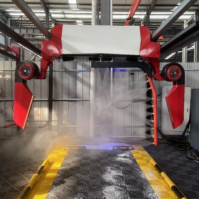 Automatic Touchless Car Wash Machine Intelligent Vehicle Height Width Detection Automatically Adjusts Spray Arm Moving Range