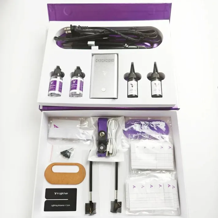 

V Light Factory New Hair Extension Technology V Light Machine UV Hair Extension Tool Lightweight V Hair Extensions