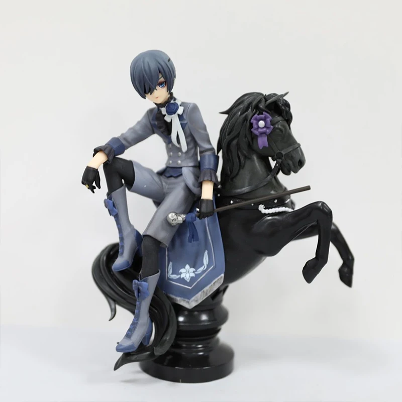 25cm Anime Black Butler Figures Ciel Phantomhive Action Figure Sebastian Michaelis Figurine Pvc Statue Doll Collection Toys Gift