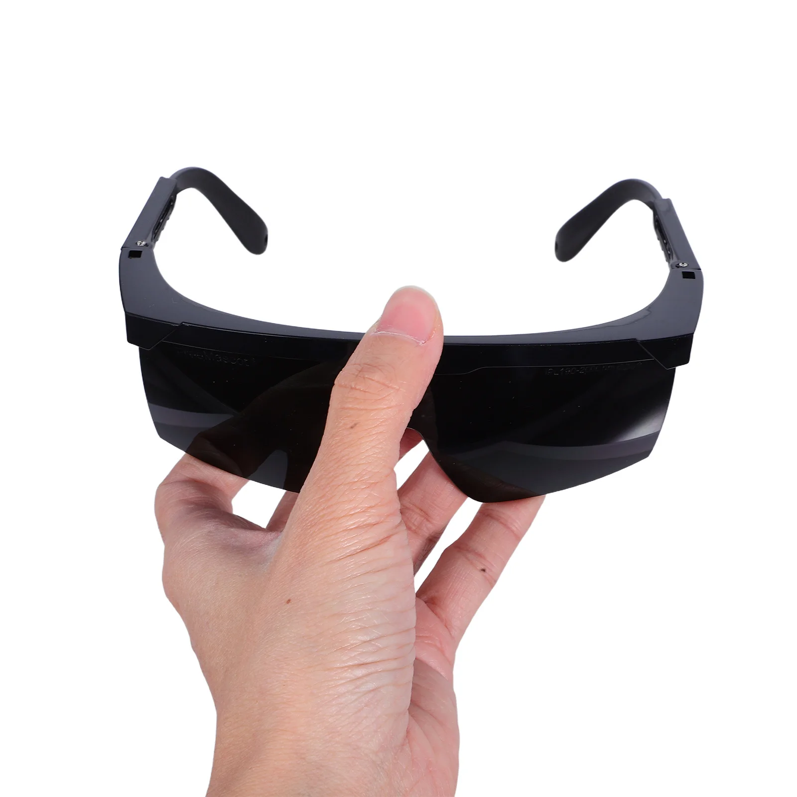 

2Pcs Solar Viewing Glasses Black Frame Plastic Protective Safe Eyewear Comfortable Design for Total Partial