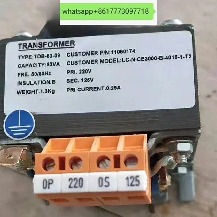 

TDB-63-09 Специальный трансформатор лифта 63 ВА 220 В до 125 В