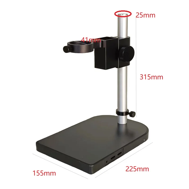 Black 20MP HDMI VGA 1080P Digital Video Microscope Camera With 130X C Mount Lens Industrial Microscopio Phone PCB Repair Tools