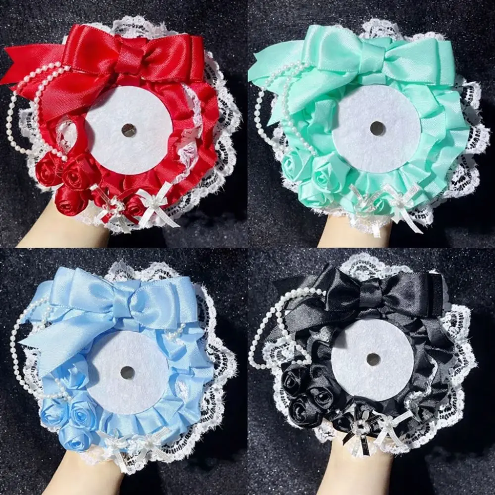 Sweet DIY Lace Card Holder Lolita Anime Lace Photocard Case Idol Display Handmade Photo Protector Case Card Storage