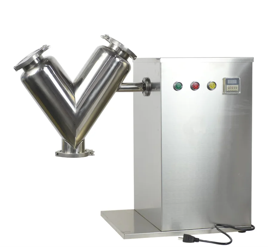 VH-14 Small V Shape Single Arm Dry Spice Chemical Cosmetic Powder Mixing Machine