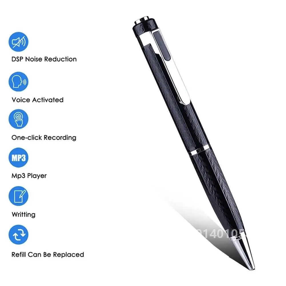 Digital Voice Recorder Pen Professional Audio Sound Recording activated long distance U Disk 8GB 16GB 32GB WAV 192Kpb Dictaphone