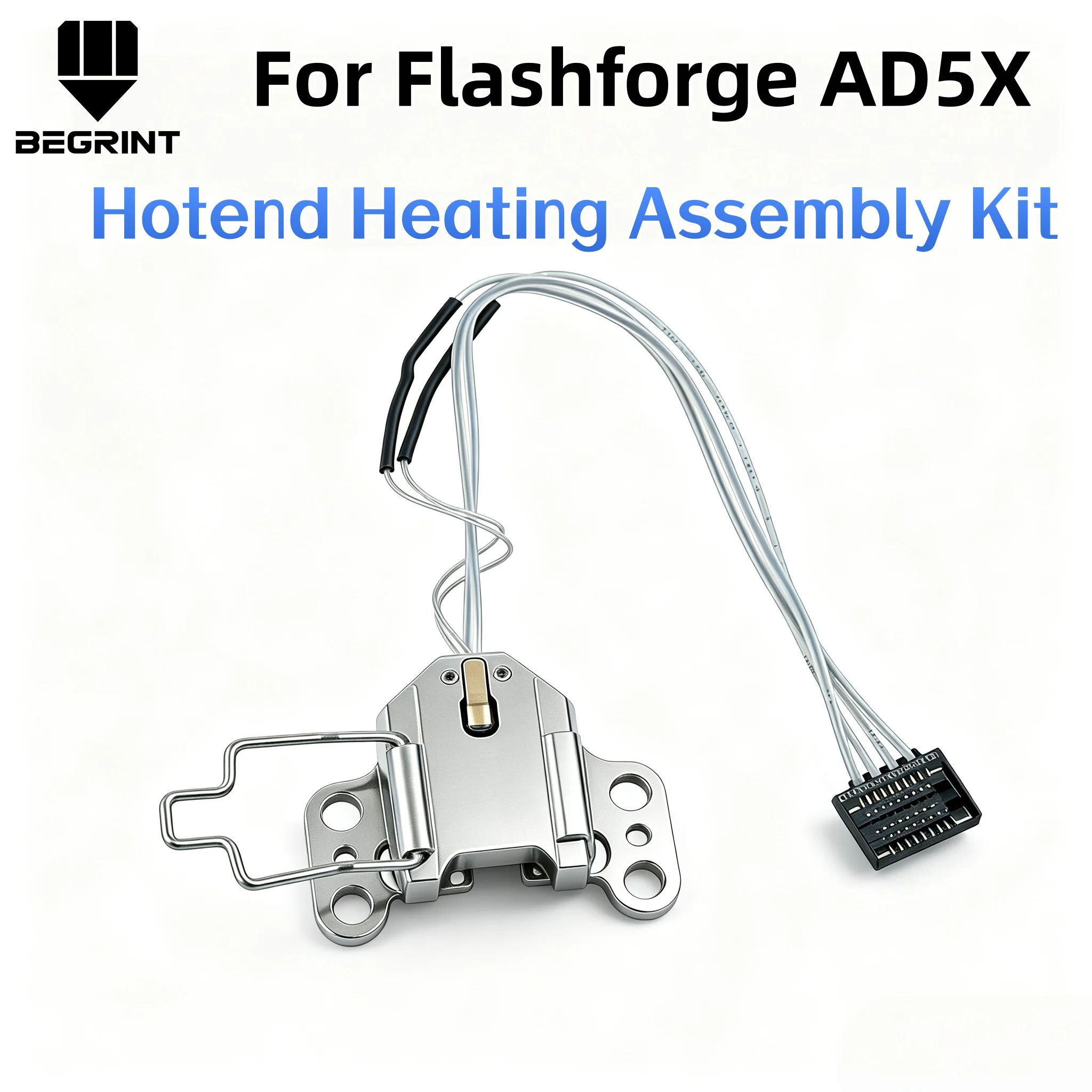 For Flashforge AD5X Hotend Heating Assembly Kit with Heater Cartridge Thermistor Temperature Sensor 3D Printer Replacement Parts