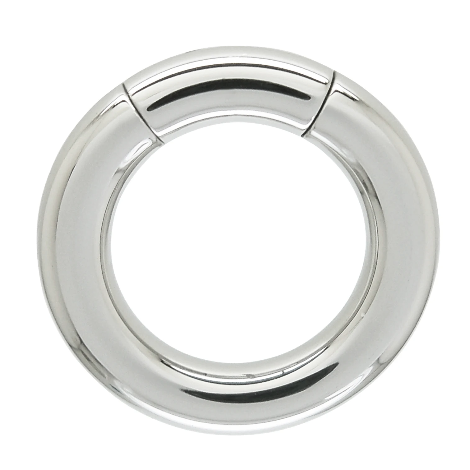 Large Gauge thick titanium body piercing jewelry segment ring nipple ring