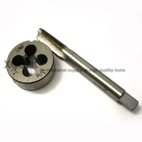 통합 나사산 탭 및 다이 세트 UNC3/8 UNC 3/8 -18 UNF 3/8-20 나사산 다이 탭 세트 UNS 3/8-40 3/8-24 3/8-28 3/8-32 3/8-36