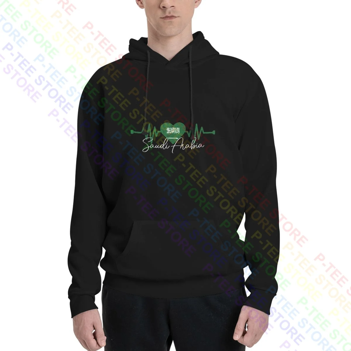 Saudi Arabia Heart Ekg Pulse Ksa Hoodie Sweatshirts Hoodies Top Trend Classic Hot Selling