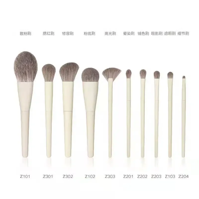 Professional 10 Pcs Makeup Brushes Set for Cosmetic Foundation Powder Blush Eyeshadow Makeup Brush Beauty Tool кисти для макияжа