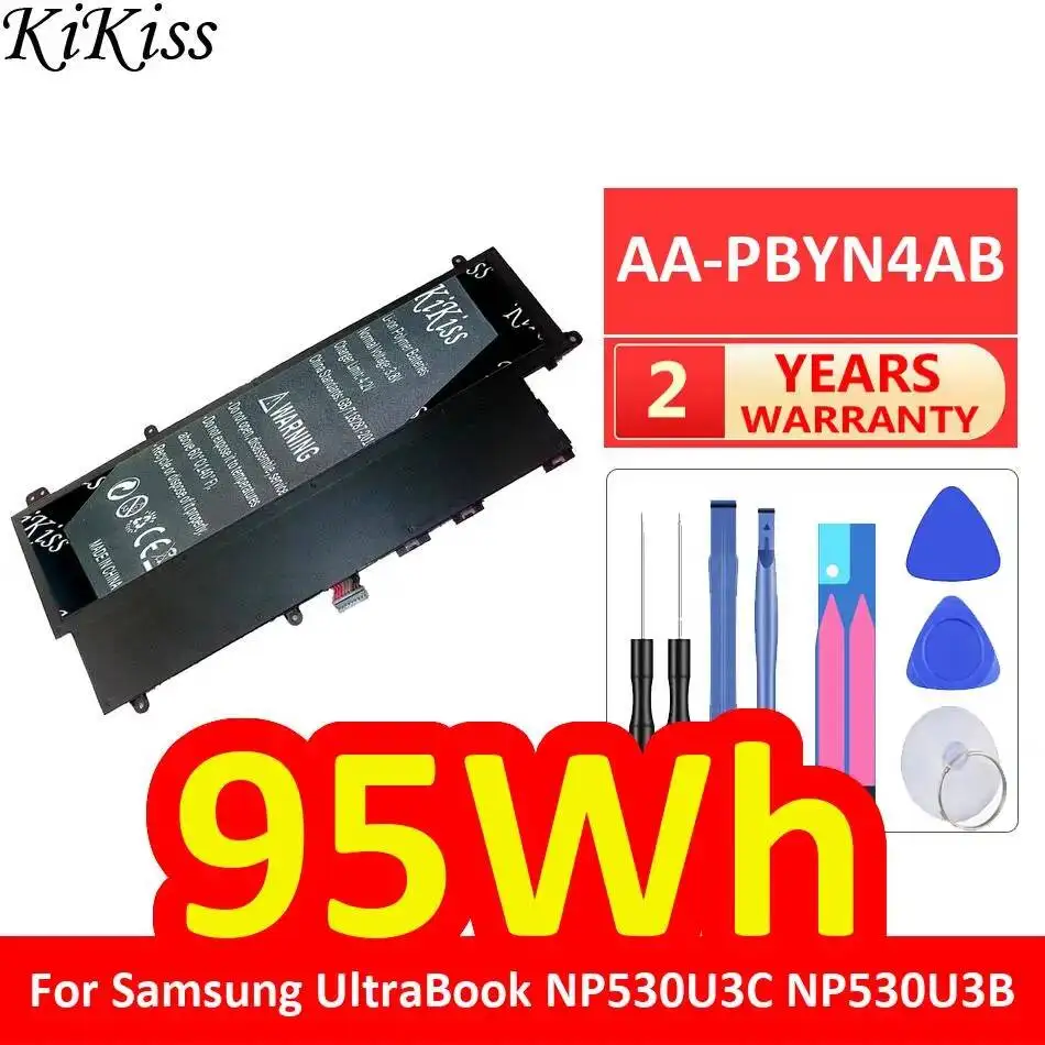 Laptop Battery Reliable Replacement For Samsung Ultrabook NP530U3C NP530U3B AA-PBYN4AB 95Wh Reliable Power Supply