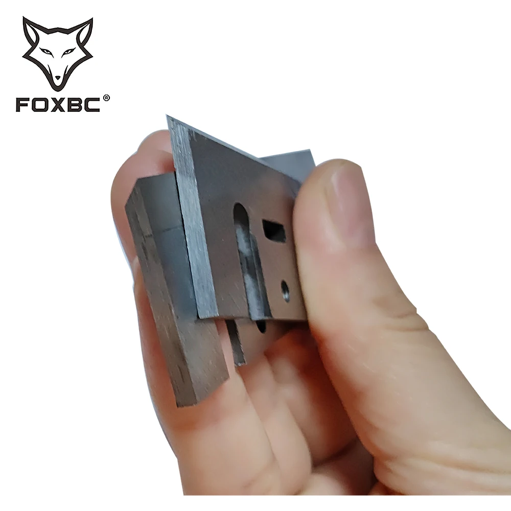 FOXBC 82mm x 29mm x 3mm HSS TCT Planer knife blades 3-1/4\