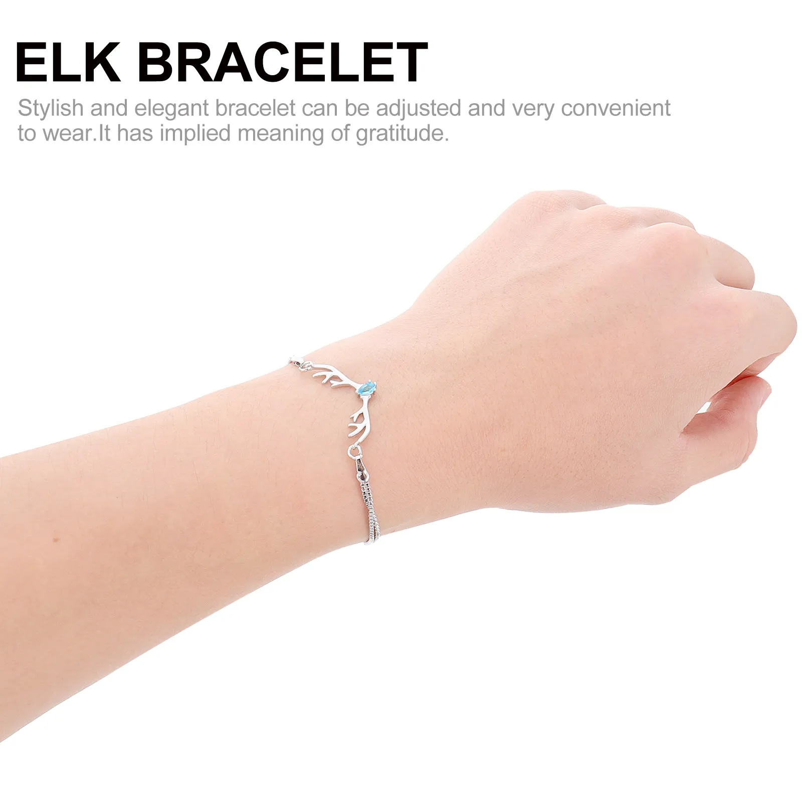 1Pcs Fine Workmanship Antler Bracelet Suitable Employee Welfare Christmas Present Christmas Gift Antler Bracelet