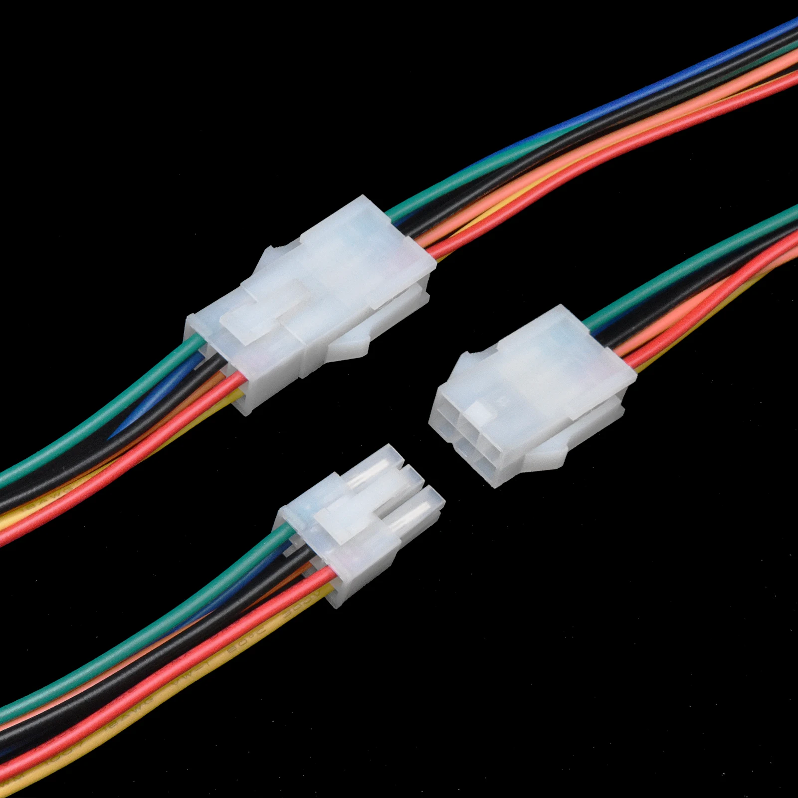 1SETS 5557 Automobile harness connector double cable 30CM 4.2mm male/feamale computer power cable 2*1/2/3/4/5/6/7/8/9/10/11/12P