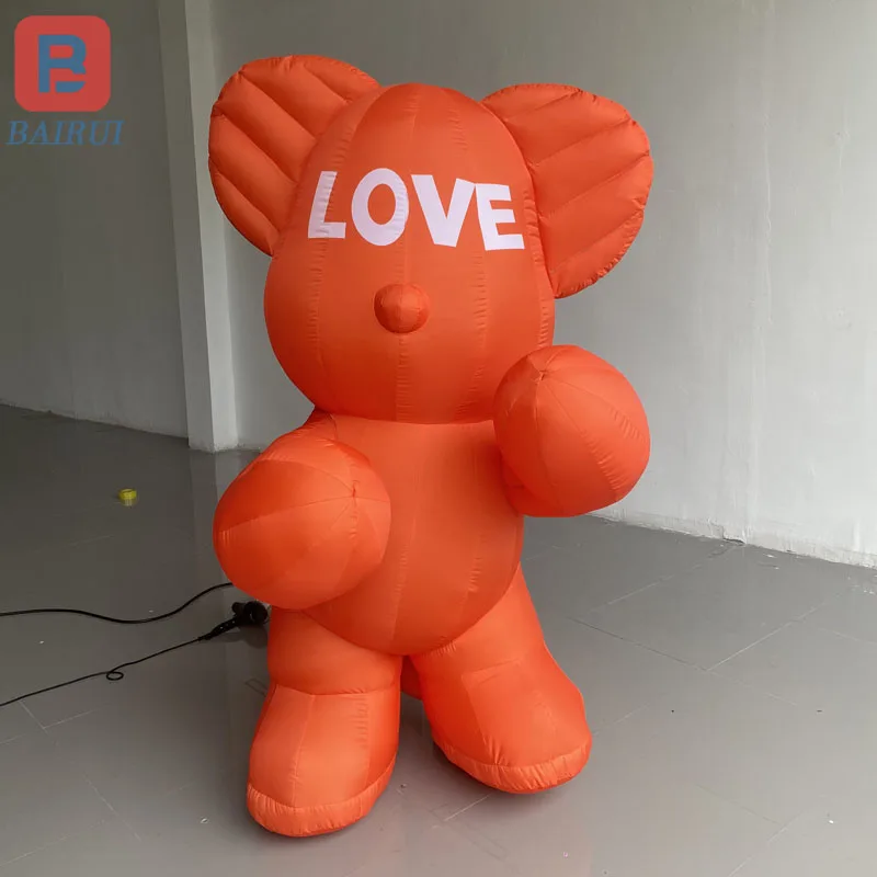 Modelo De Urso Inflável De Desenhos Animados Grande, Decoração De Playground, Adereços De Exposição, Pode Ser Tamanho Personalizado