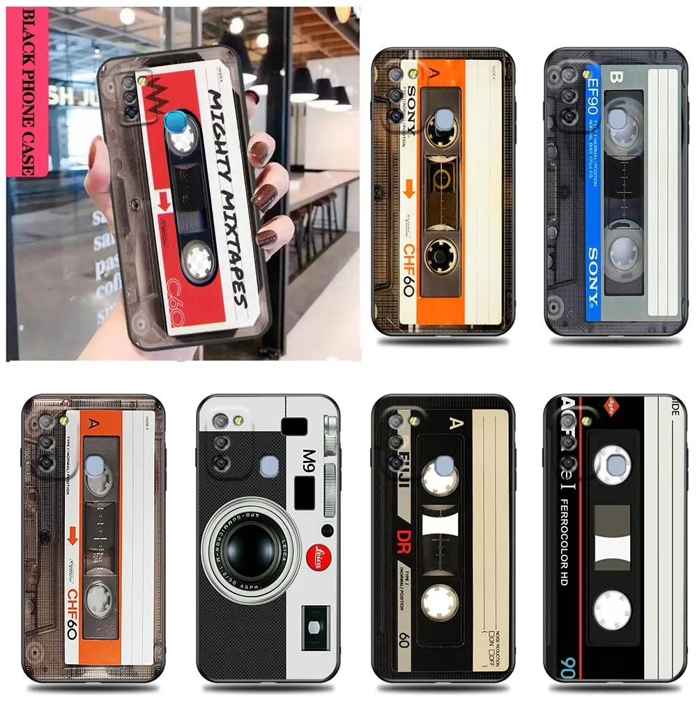 Funda Case For Infinix TECNO CAMON 19 16 ZERO X NEO 20 8 POVA 4 2 NEO2 NOTE 12 11 10 8 8I Pro 5G Case Vintage Old Cassette Tape