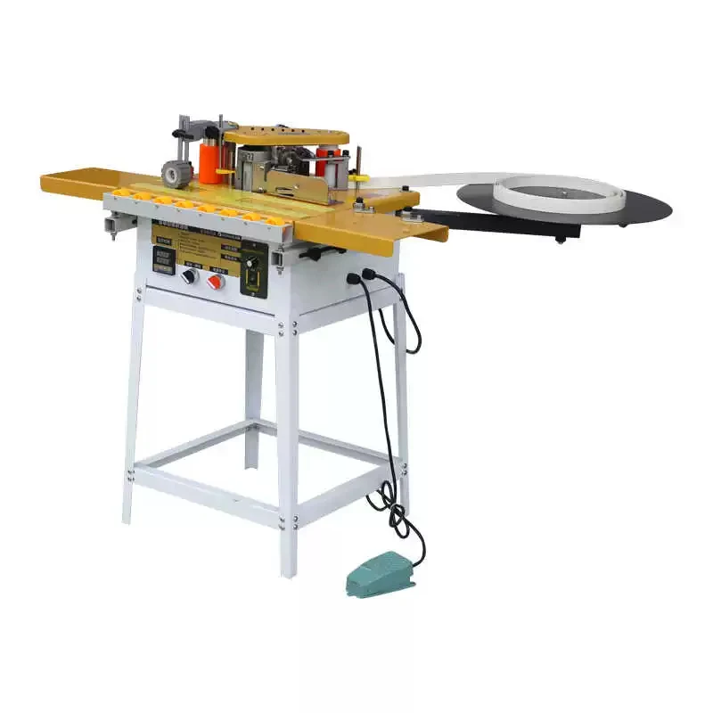 Compact Mini Edge Bander Versatile for Both Curved and Straight Edges—Ideal for Home Renovation Projects Involving Large Panels