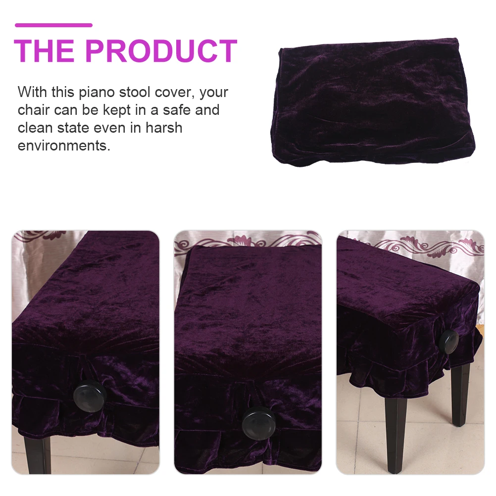 

Chair Stretch Covers Covers Seat Cover For Home Use Piano Bench Piano Bench Cushions Cushion Stool Cover