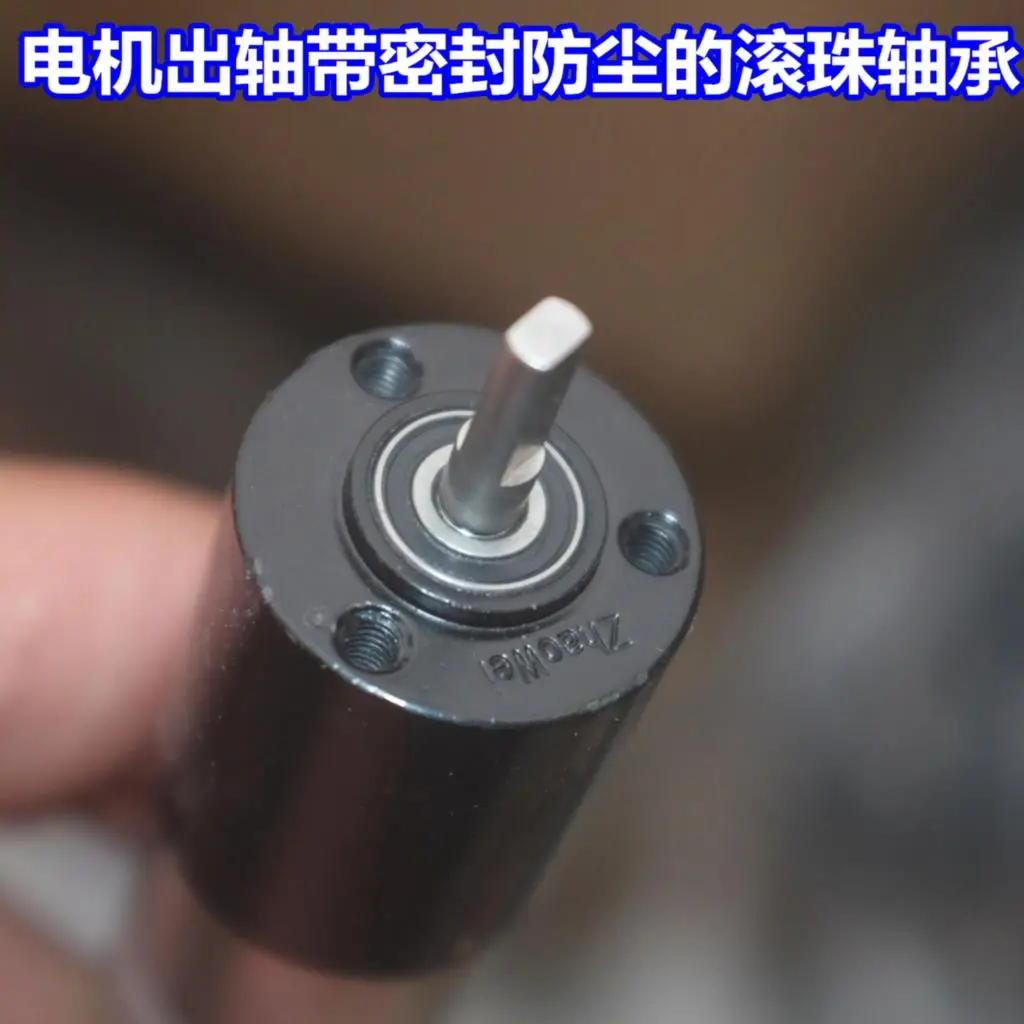 High precision large torsion micro brushless 22 mm planetary reduction step motor with longer screw tail sensing