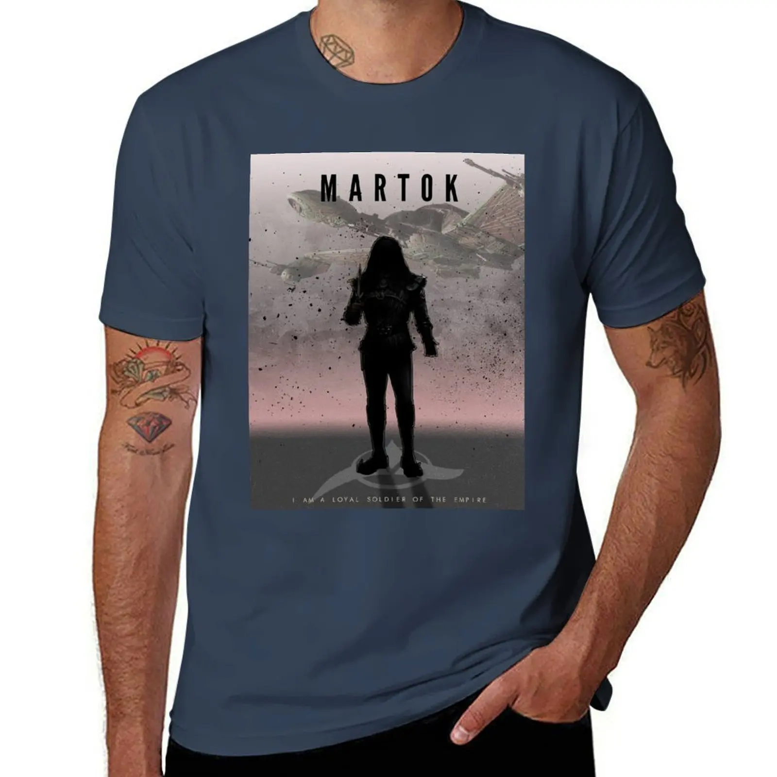 

Star Trek Captains - Martok T-Shirt Daily Work Short Sleeve Top