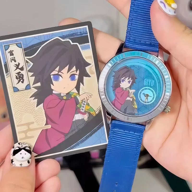 本物のゴーストキリングブレードウォッチブラインドボックス腕時計ギフト誕生日用グッズコレクタブル周辺機器コスプレおもちゃ学生ホリデーギフト