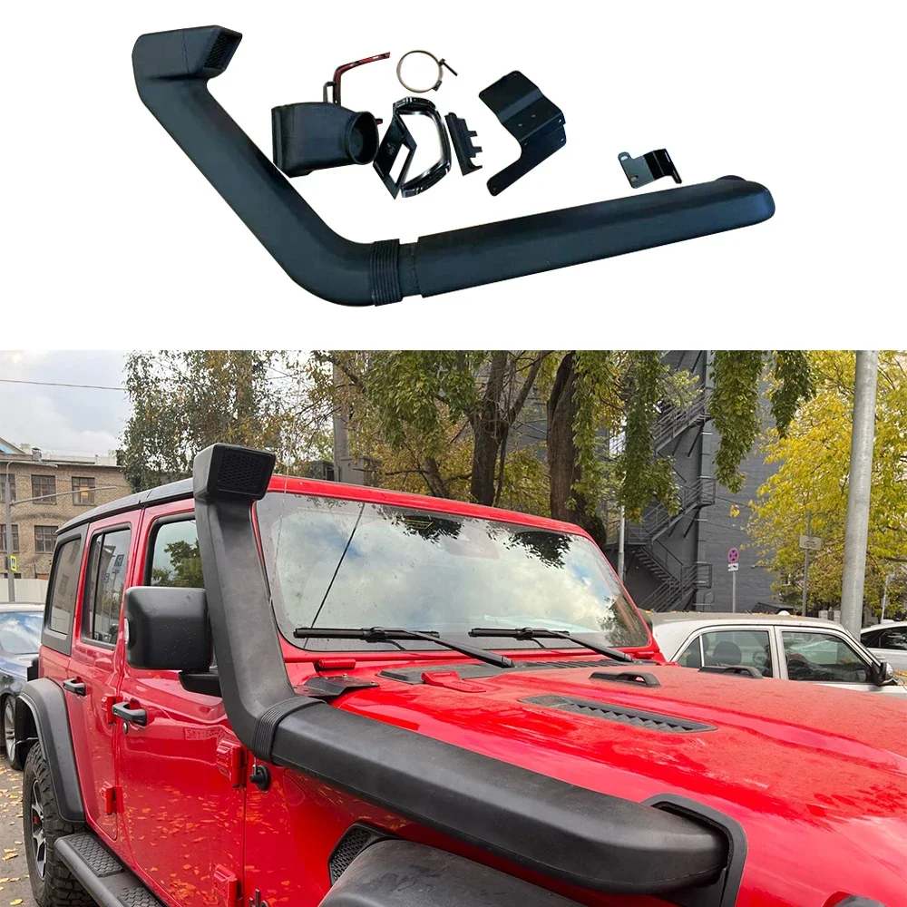 

ABS Black Snorkel System Cross The Higher River For Jeep Wrangler JL 2018+ JL1170 LantSun