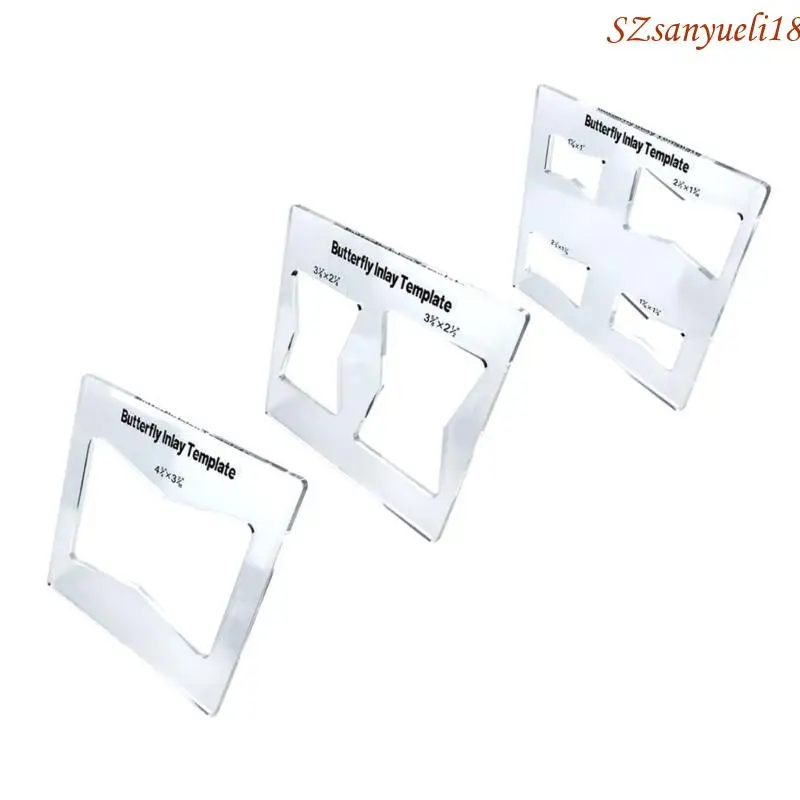 

94PC Butterfly Inlay Templates Decorative Templates and Router Templates for Woodwork