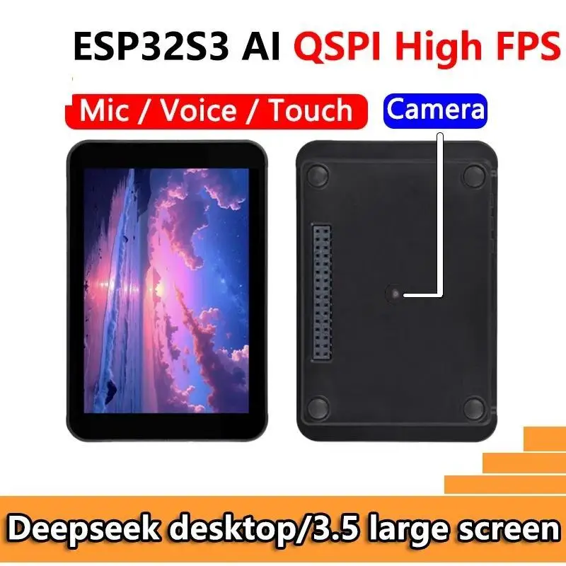 DeepSeek AI Voice Chat Robot BOX ESP32-S3 3.5 inch QSPI LCD N16R8 Touchscreen Display 6-Axis /Camera /For XiaoZhi