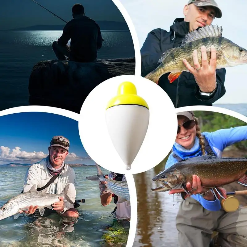 ABS Luminoues Fishing Night Float Bobber Sensitive Alarm Light Intelligent Sensor Fishing Bobber River Stream Glow In The Dark