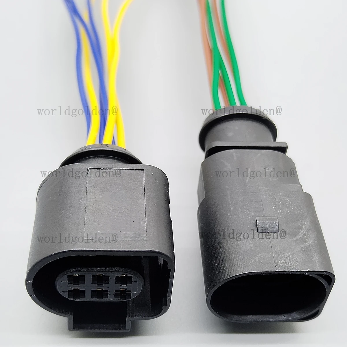 1J0973713 3B0973813 6pin Socket Plug for Universal Vehicles Modified Auxiliary Lamp Circuit Refit car connector