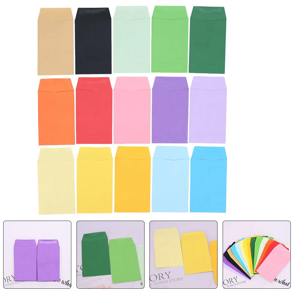 50 Pcs Coin Envelopes Greetings Card Budgeting Cash Storage Money for Saving Stuffing Gift Key